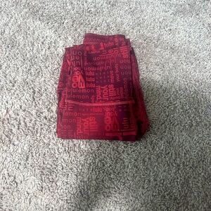 Lululemon Wunder Train Fit High-Rise Tight 25” Lululemon Red Logo Size 2 NWT